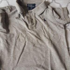 Used Gray polo shirt 2t.